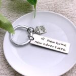 Cute Key Chains Housewarming Gift for Her or Him New Home New Adventures Keychain Party Favors Keyring Moving First Home