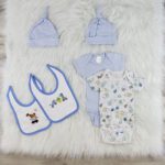 Bambini 6 Pc Layette Baby Clothes Set