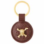 S.T. Dupont Pirates of the Caribbean Line D Embossed Brown Cowhide