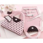 Pink Polka Purse' Manicure Set