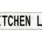 Vintage Kitchen: Kitchen Lane Sign