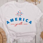 Fourth of July Shirt Graphic T-shirt