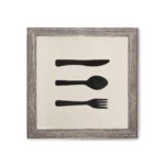 Kitchen Utensils Canvas Kitchen Wall Art