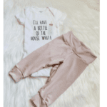 Bottle of House White Baby Outfit