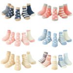 5 Pairs/Lot Kids Soft Cotton Socks. Boy,Girl,Baby