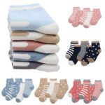 5 pairs/lot Children cotton socks