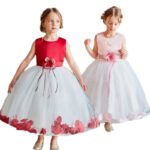 Flower Girls Dresses For Wedding Tulle Mesh Girl