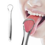 1PC Useful Tongue Scraper Stainless Steel Oral Tongue Cleaner Medical Mouth Brush Reusable Fresh Breath Maker