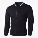 MRMT 2022 Brand New Men's Plaid Sweatshirts Zipper Men Sweatshirts Stand Collar for Male Casual Man Zipper Sweatshirt Clothing