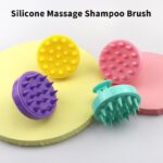 Hot Selling Silicone Hair Scalp Massage Shampoo Brush Head Acupoint Therapy Comb Health Care Hair Washing Brush