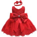 Newborn Clothes for Baby Christmas Dress Infant Lace 1st Birthday Party Princess Dress For Baby Girl Wedding Dresses 3-24 Months