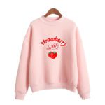 Harajuku Kawaii Strawberry Hoodie Sweatshirt Women 2020 Korean Fashion Sweatshirts Sweet Cute Schoolgirl Streetwear