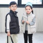 Thicken Winter Baby Girls Warm Outerwear Waistcoat Children Sleeveless Jacket  Girl Winter Waistcoat 1 Piece Kids Clothes