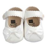 Princess First Walker Baby Girl Bowknot PU Leater