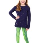 Robyn Sequin Star Top + Lime Tie Dye Legging Set