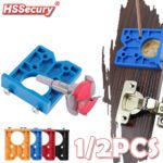 35mm Hinge Drilling Jig Set Concealed Guide Hinge Hole Drilling Locator Woodworking Hole Opener Door Cabinet Accessories Tools