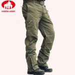 2022 Men's Cargo Pant Cotton Army Military Tactical Pant Men Vintage Camo Green Work Many Pocket Summer Camouflage Black Trouser