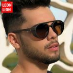 LeonLion Classic Punk Sunglasses Men Brand Designer Sunglasses Men Vintage Sun Glasses for Men Punk Oculos De Sol Gafas UV400