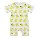 The Yellow Chick - Short Romper - 100% Organic