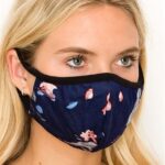 FASHION MASK SW545-MASK101-FL22-floral double layer contoured face