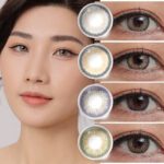 Magister 2pcs DNA Color Contact Lenses for Eyes Cosmetic Lenses Colored Pupils for Eyes Brown Gray iris Color Contact Lens Eyes