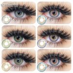 EYESHARE 1 Pair Natural Color Contact Lenses for Eyes SIAM Color Cosmetic Contact Lenses Colored Lenses for Eyes