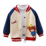 LJMOFA 1-6T Kid Fashion Jacket for Boy Coat Spring Autumn Baseball Uniform Cotton Light Weight Outerwear Baby Child Cloth D144