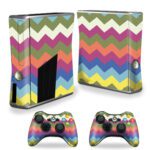 MightySkins XBOX360S-Earth Chevron Skin Decal Wrap Cover for Xbox 360