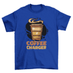 Coffee cup energy charger t-shirt