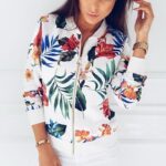 Women Jacket Fashion Ladies Retro Floral