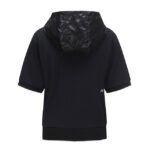 ANEW Golf: Women Woven Hybrid Short Hoodie - Black