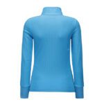 ANEW Golf:  Women's Zipper Point Ribbed Long T-Shirt - Light Blue