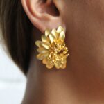 Jaen Sunflower Bombay Sunset Earrings