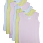 Bambini Girls's Six Pack Pastel Tank Top