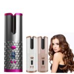 LCD Display Cordless Hair Curler Rollers Rotating Hair Curler