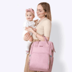 Modern Quilted Diaper Bag Backpack