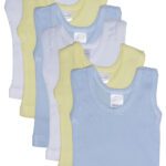 Bambini Boys' Six Pack Pastel Tank Top