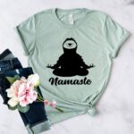 DT0166 Sloth Namaste Shirt