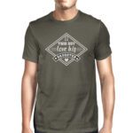 This Guy Love His Daughter Mens Dark Gray Tee