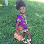 Kid's Dashiki Shirt  (Little Purple)