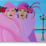 Palm Beach Pink Ladies - Greeting Card