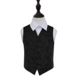 Passion Waistcoat - Boys - Black, 32'