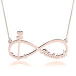 Anchor and Infinity Necklace