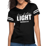 Womens T-shirt Vintage Sport S-2xl, Be The Light