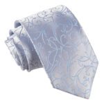 Swirl Classic Tie - Baby Blue